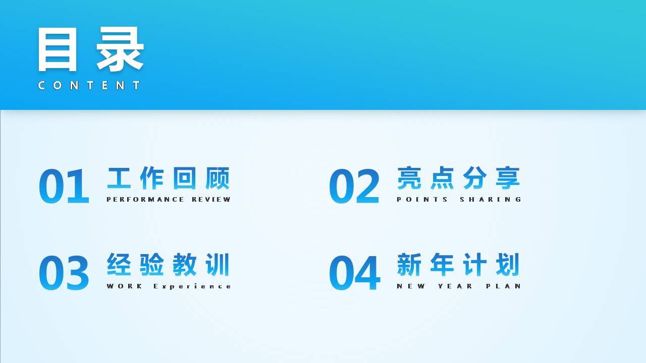 时尚简约大气蓝色阴影个人报告会ppt模板