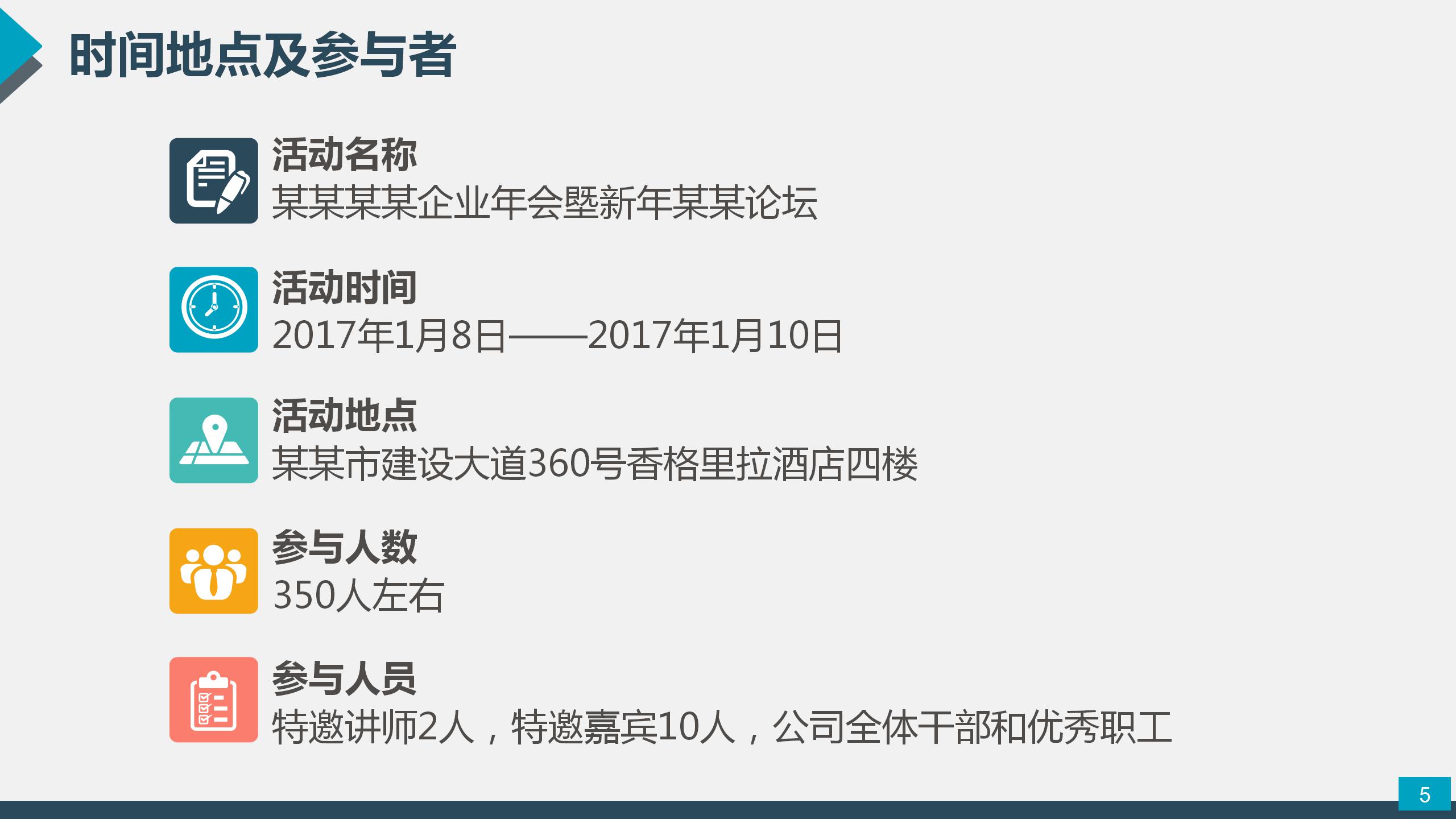 企业营销推广活动策划通用ppt模板