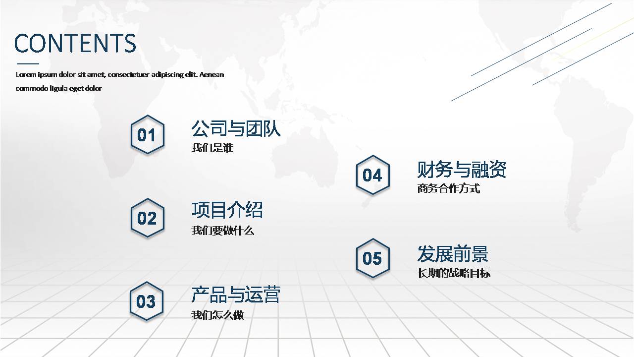 时尚简约大气高端商业项目计划书ppt模板