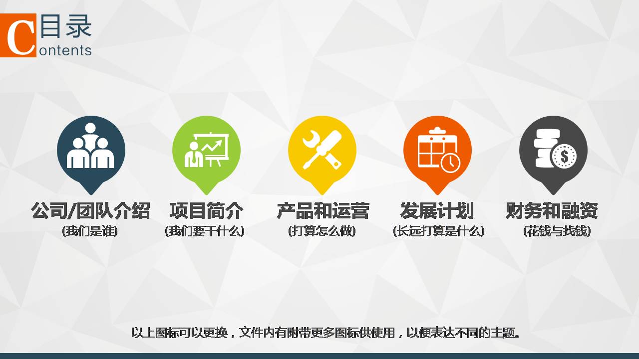 时尚简约大气创业公司的项目计划书ppt模板