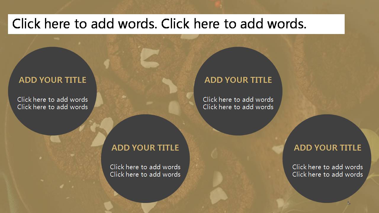 时尚简约大气时尚黑金商务工作亮点PPT模板