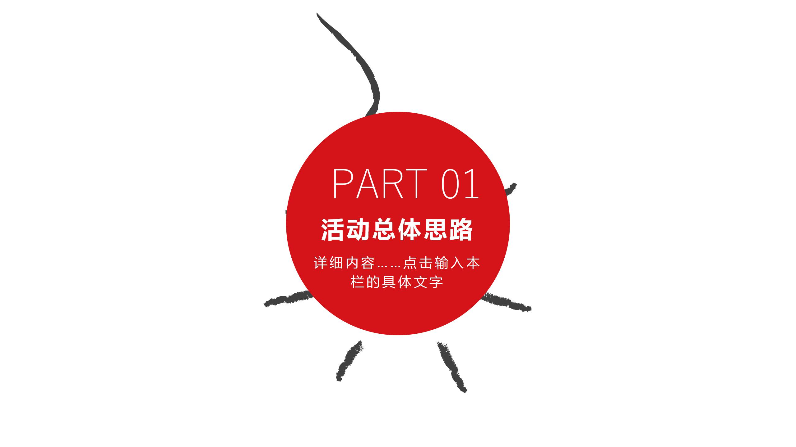 简约个性创意活动策划方案ppt模板