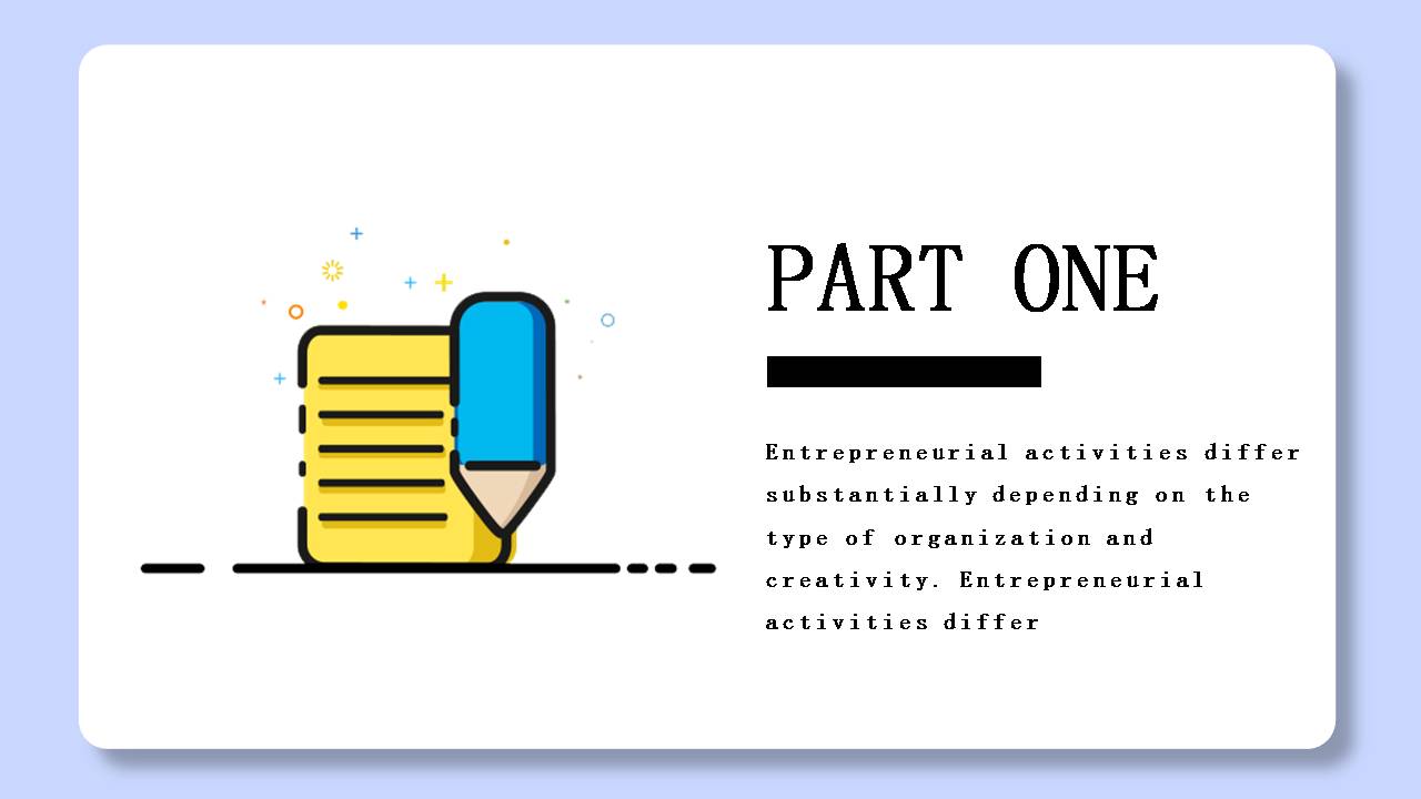 时尚简约大气卡通MBE家长会ppt模板