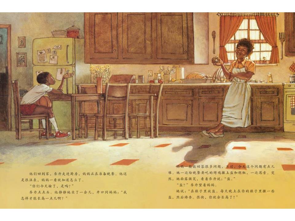 《鞋子里的盐》绘本ppt模板