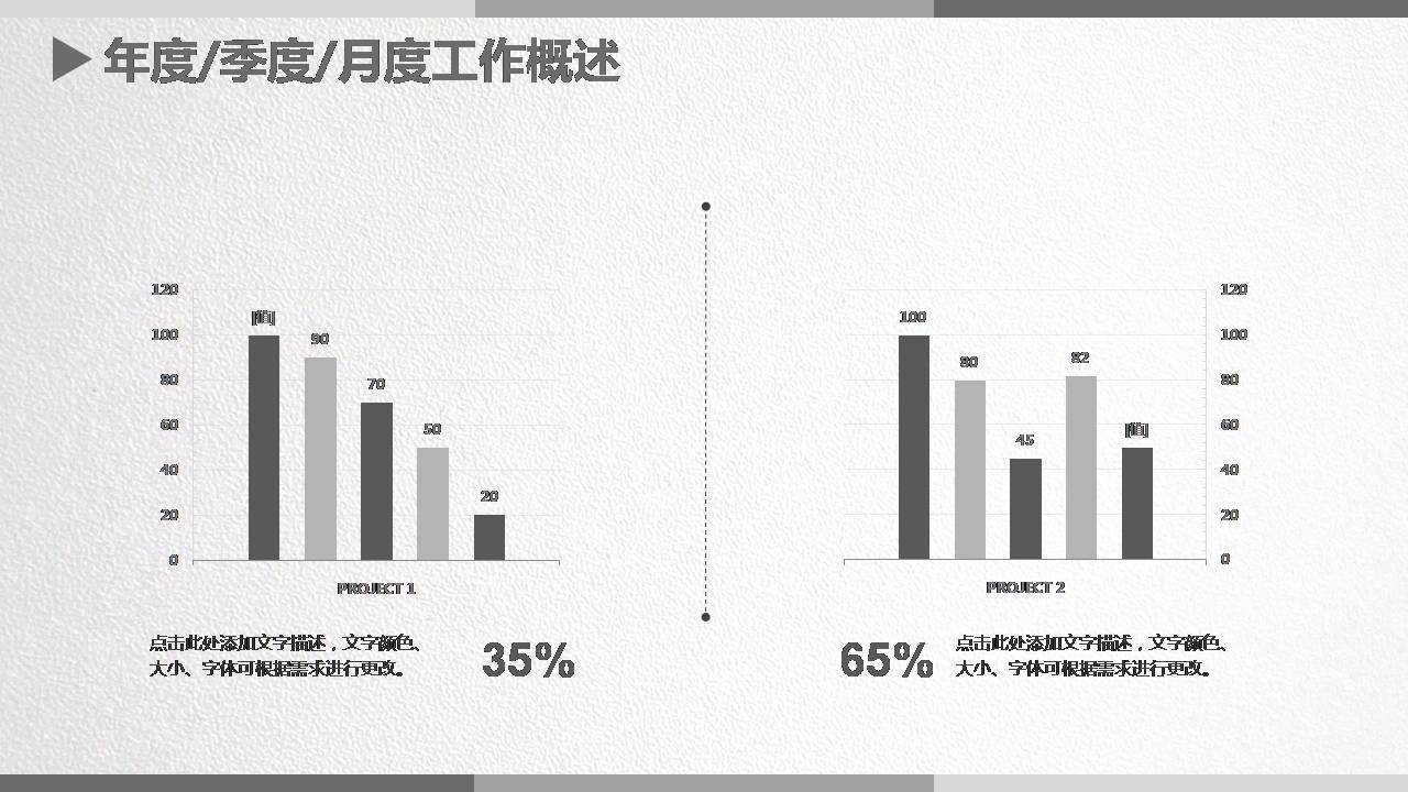 时尚简约大气简约大气灰色工作汇报ppt模板