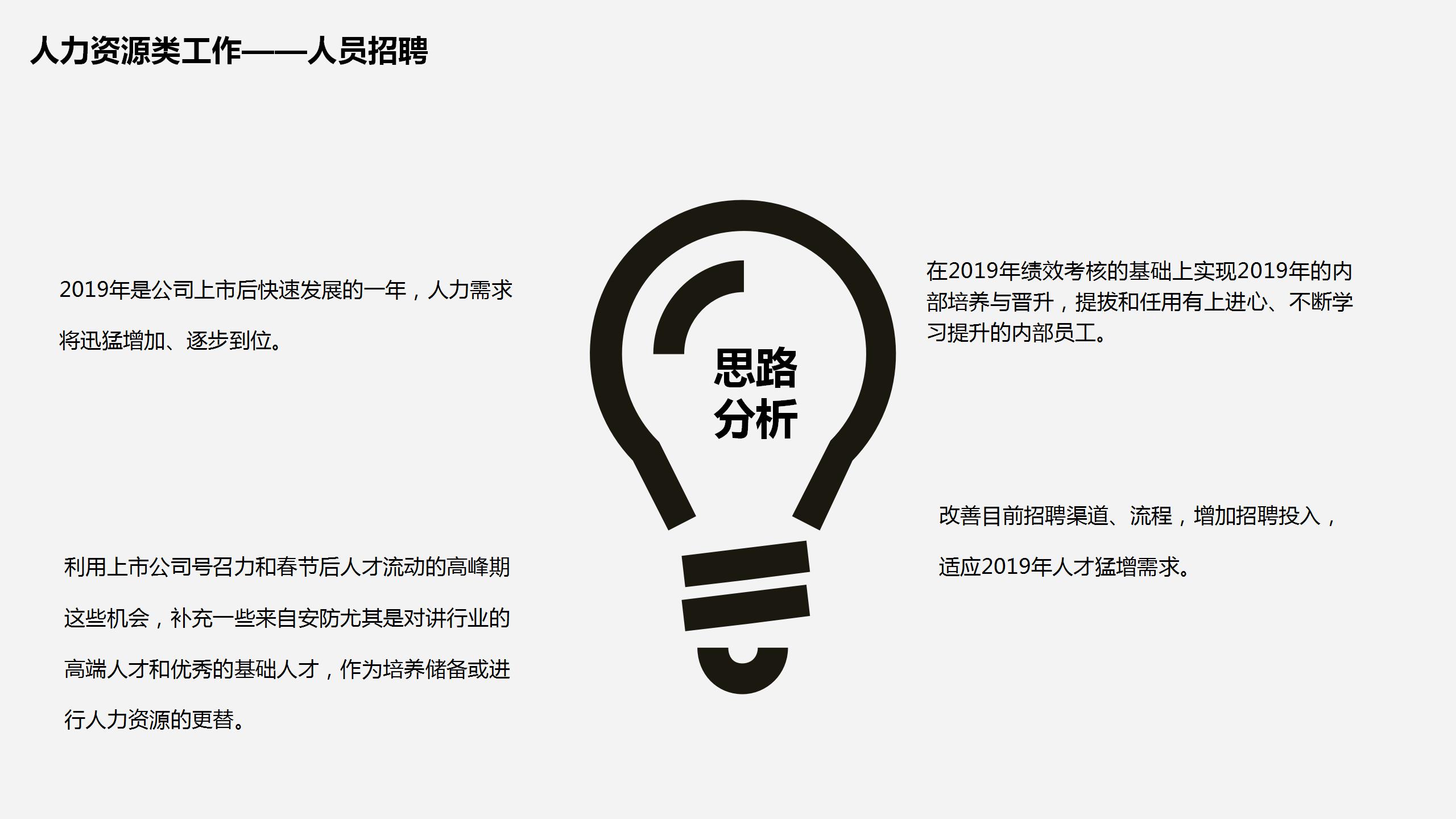 星空背景企业人事工作总结ppt模板