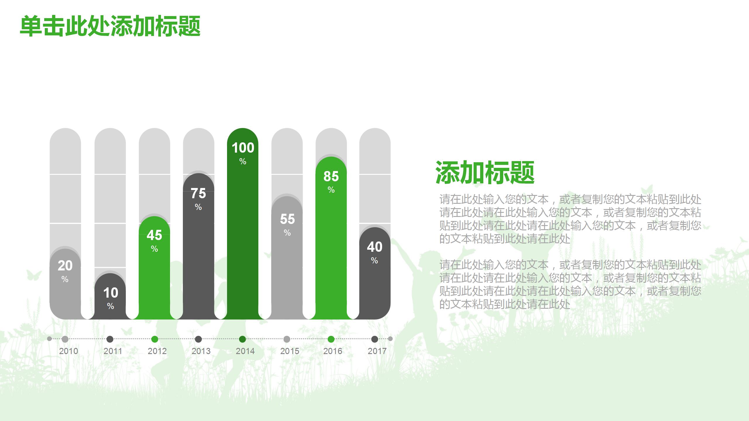 绿色清新教育培训机构工作汇报ppt模板