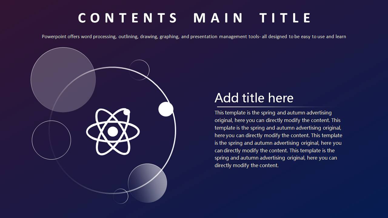 时尚简约大气通讯行业科技感ppt模板