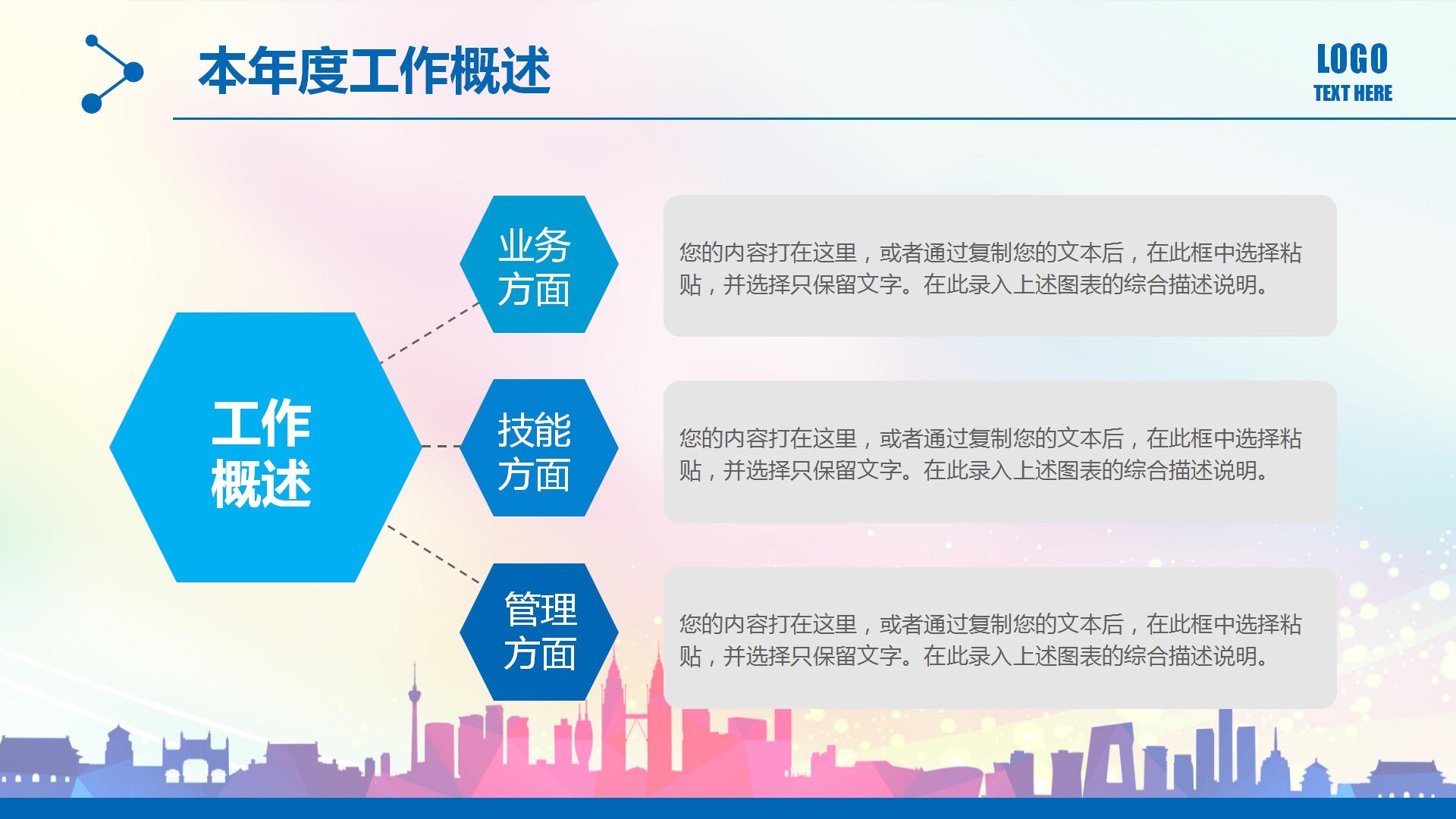 励志创意工作汇报个人述职报告ppt模板