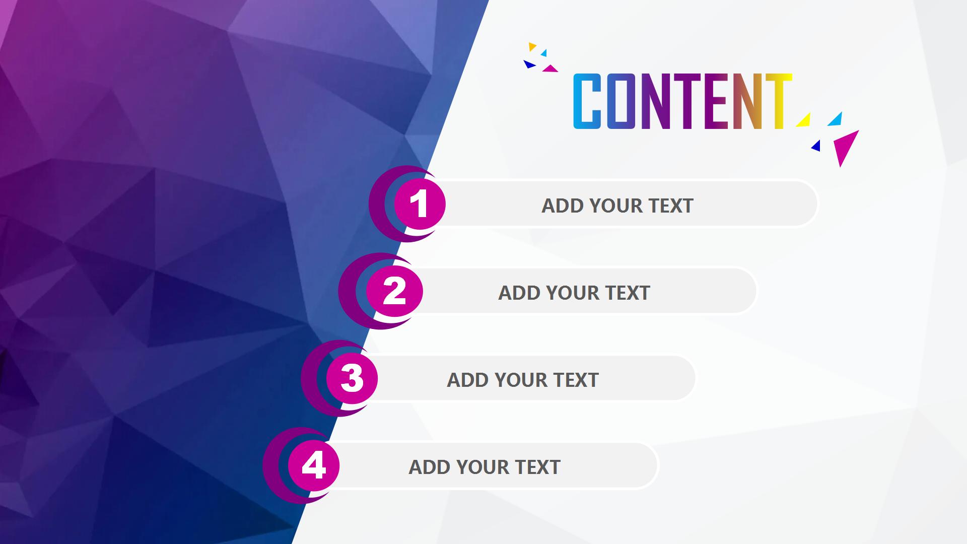 紫色几何图形月工作总结ppt模板