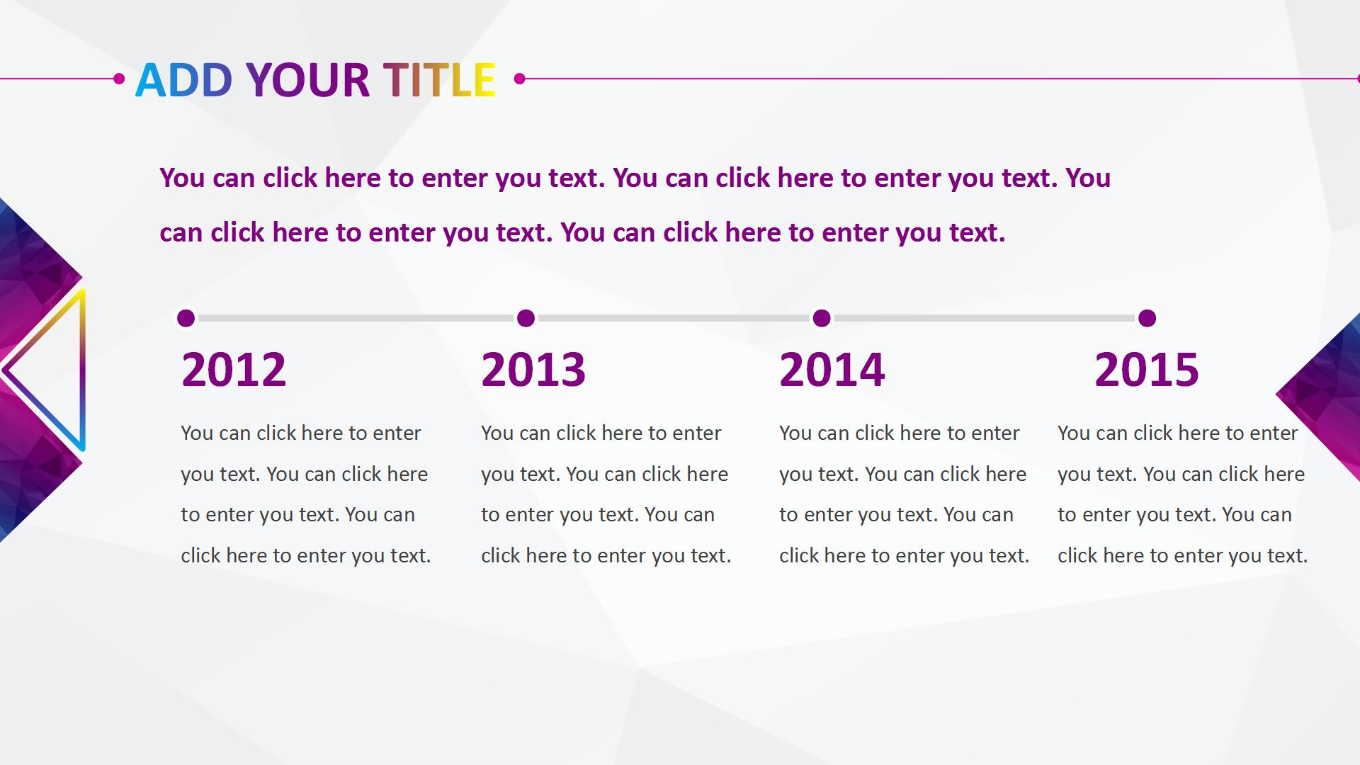 紫色几何图形月工作总结ppt模板