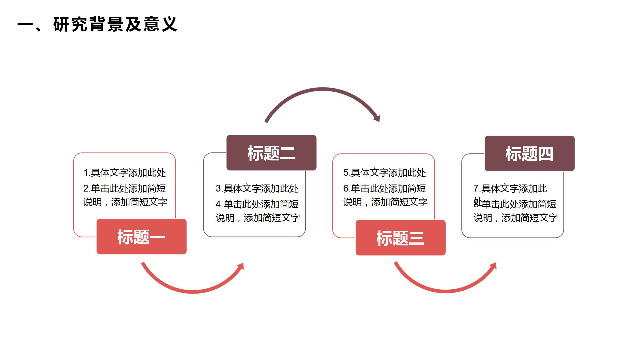 红色背景创意答辩ppt模板
