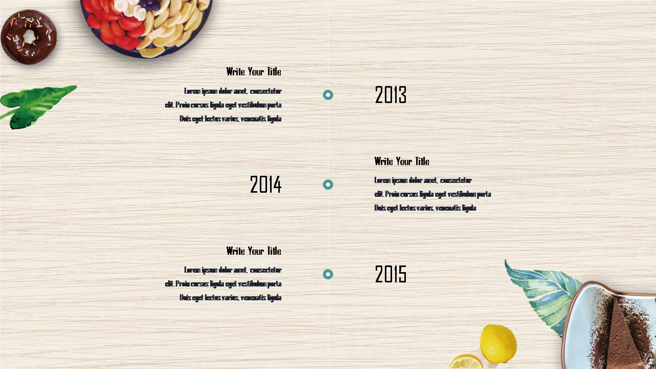 茶点美食ppt模板