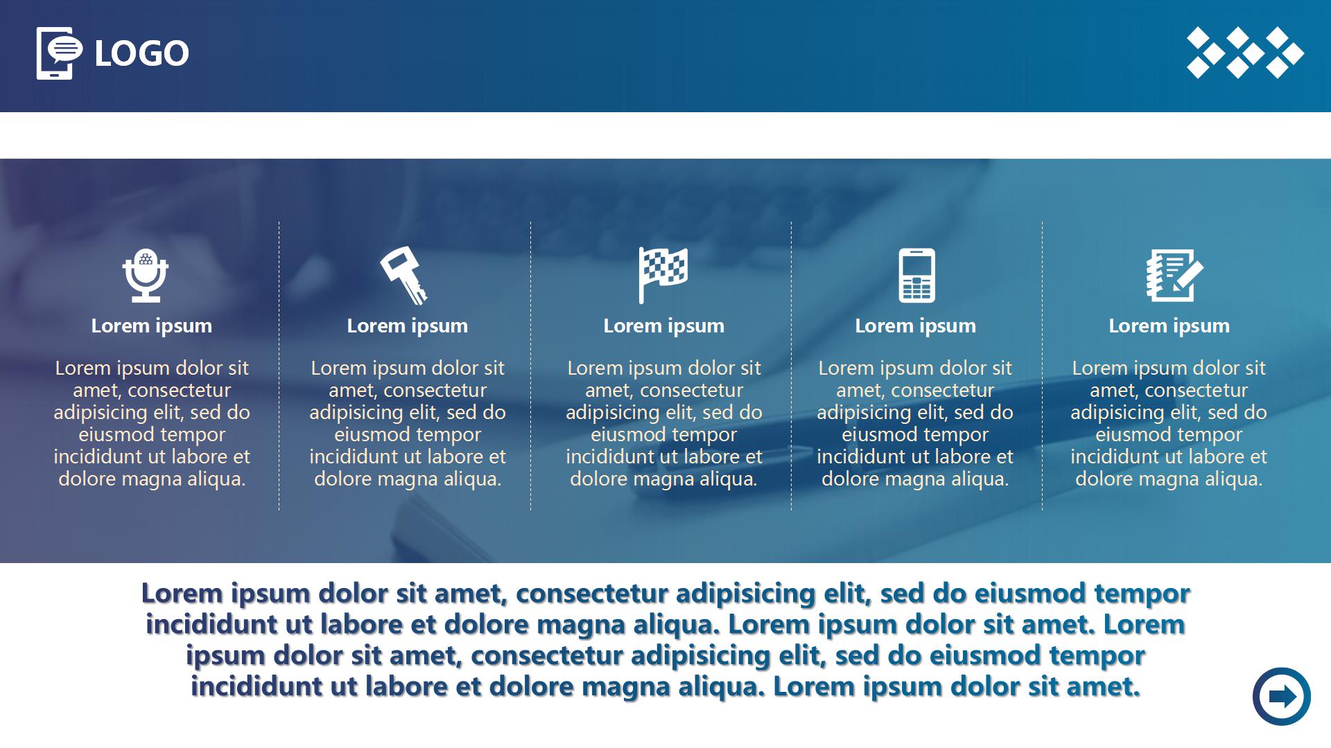 几何图案简约英语毕业答辩ppt模板