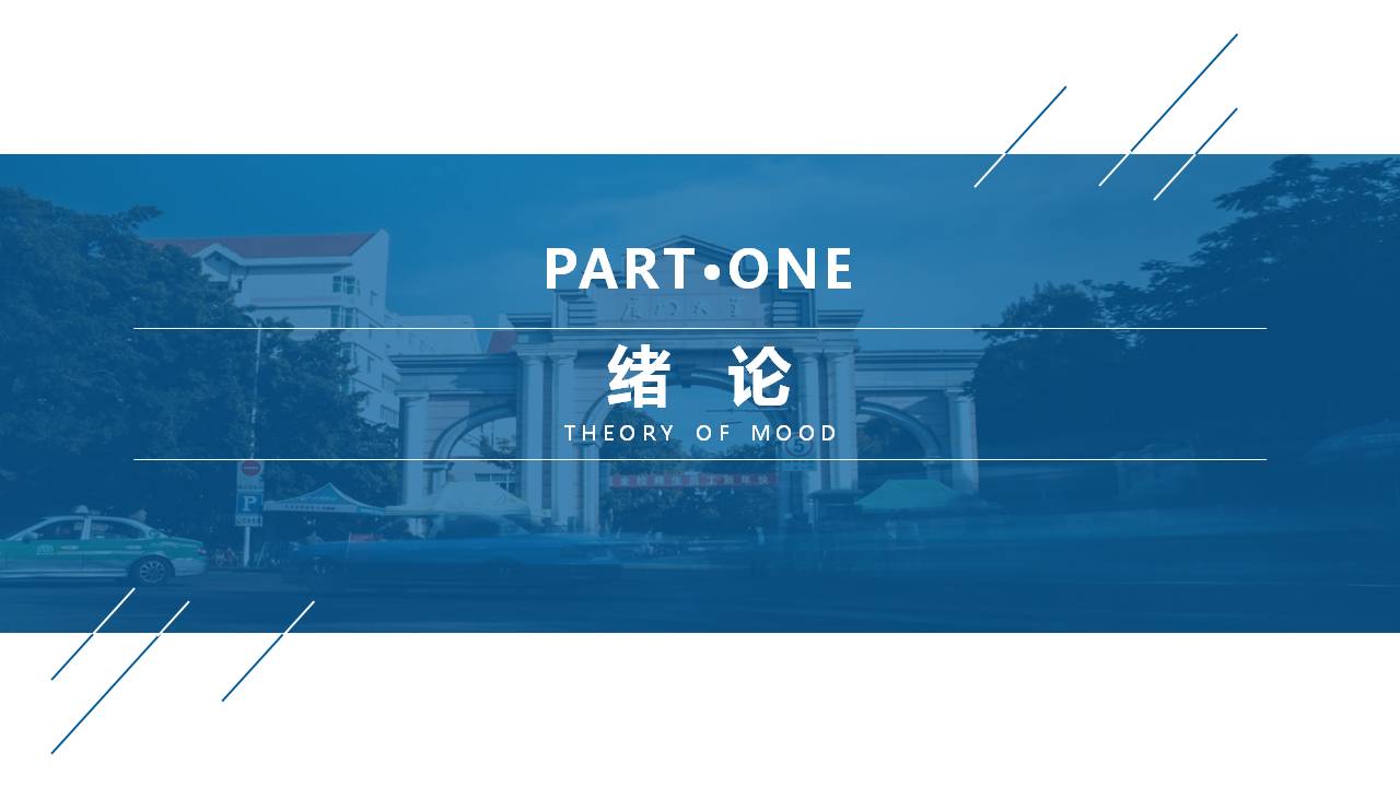 厦门大学的毕业论文ppt模板