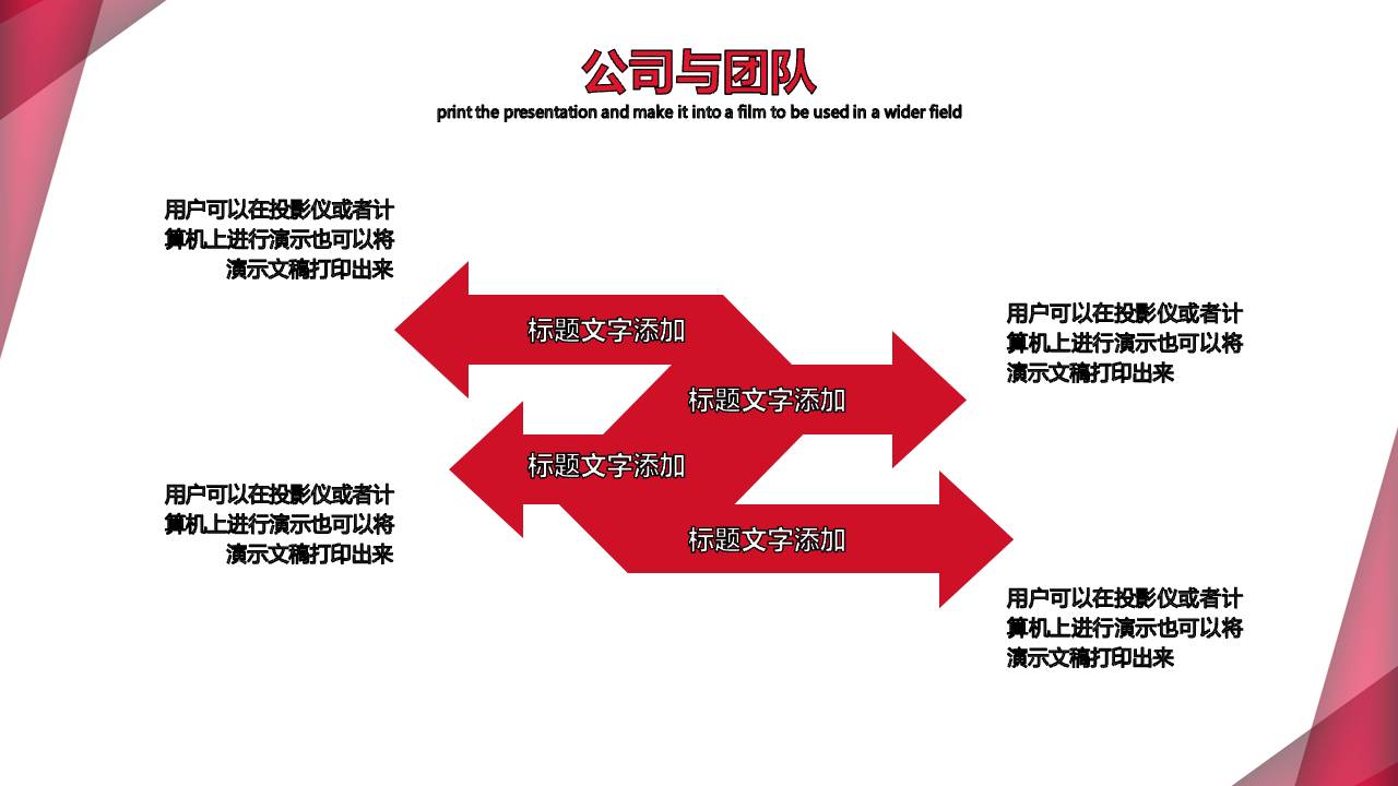项目推广公司介绍ppt模板