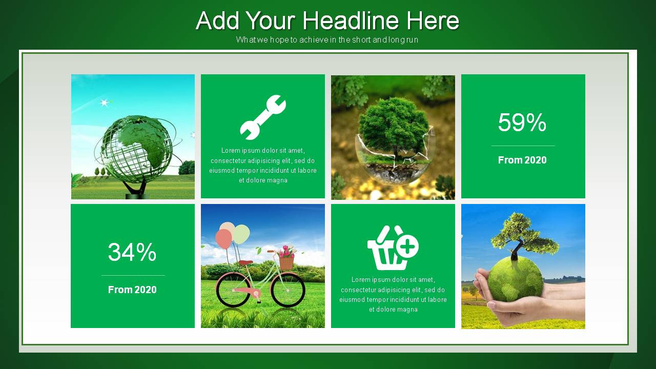 绿色环保出行ppt模板