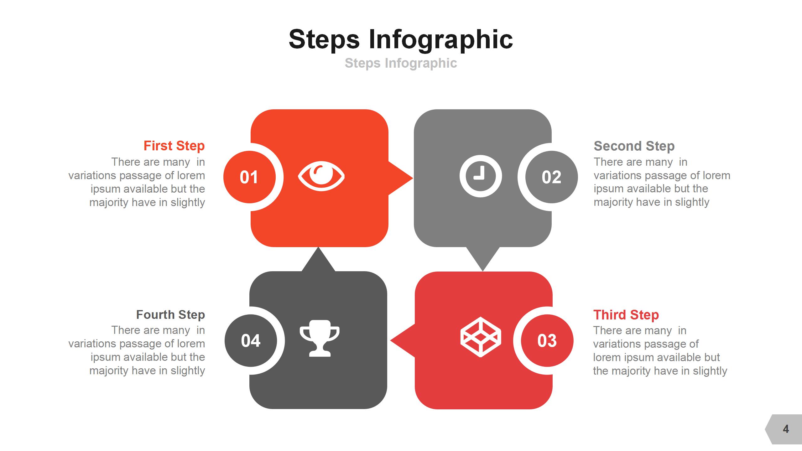 红色背景简约精美商务ppt模板下载