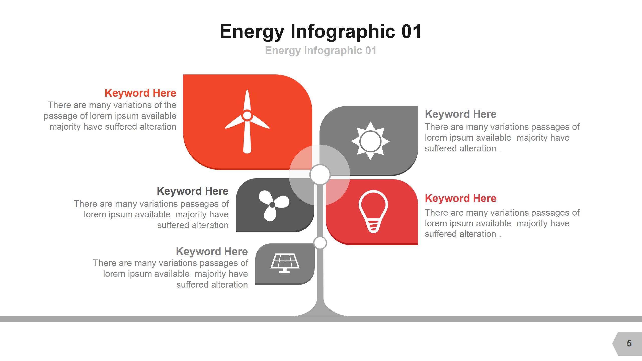 红色背景简约精美商务ppt模板下载