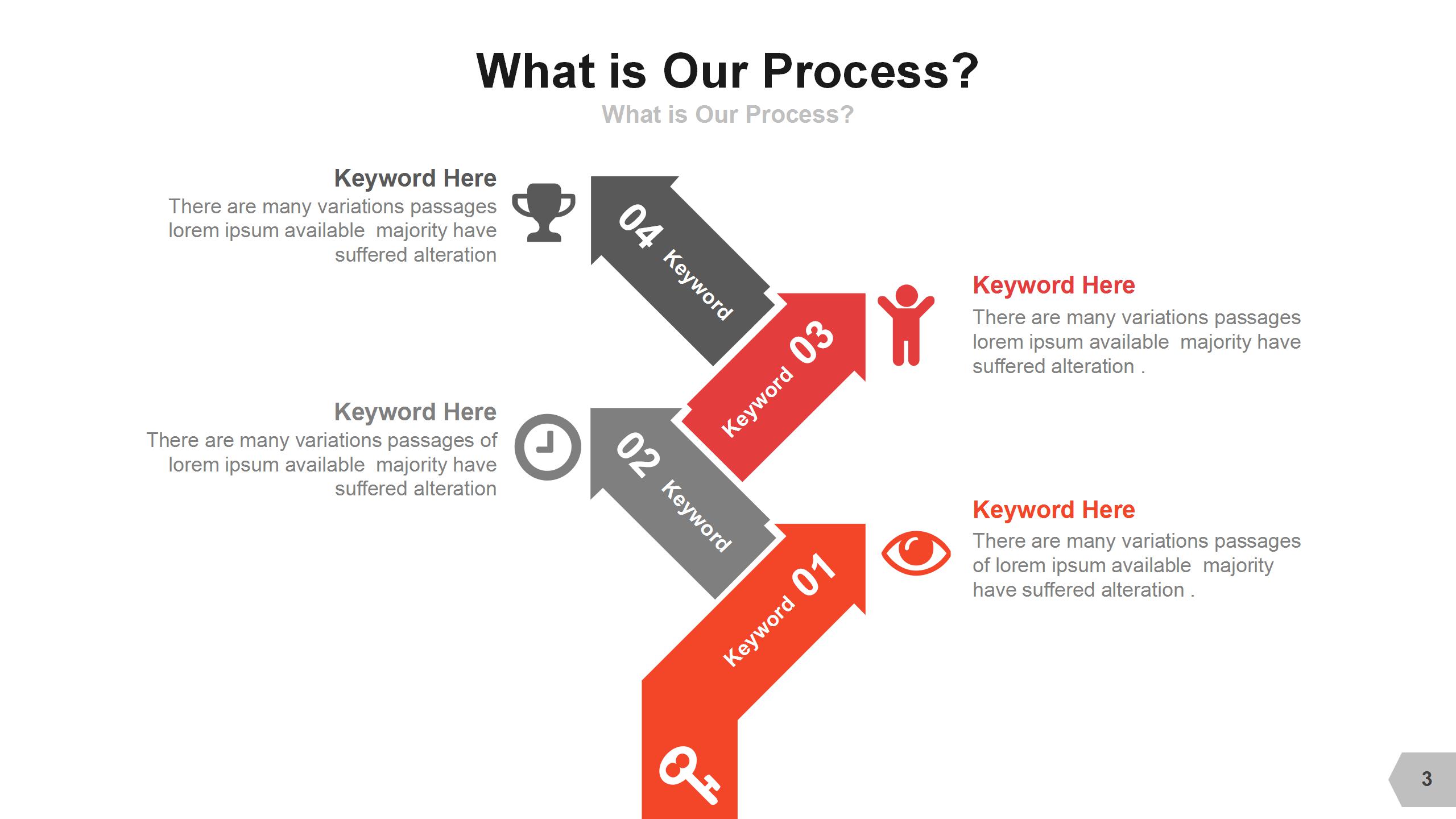 红色背景简约精美商务ppt模板下载