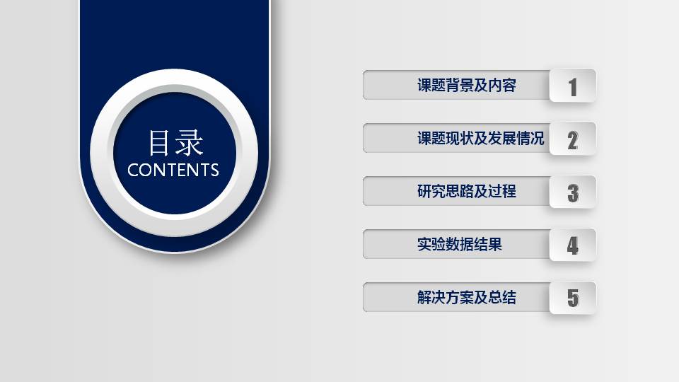 蓝白毕业答辩ppt模板