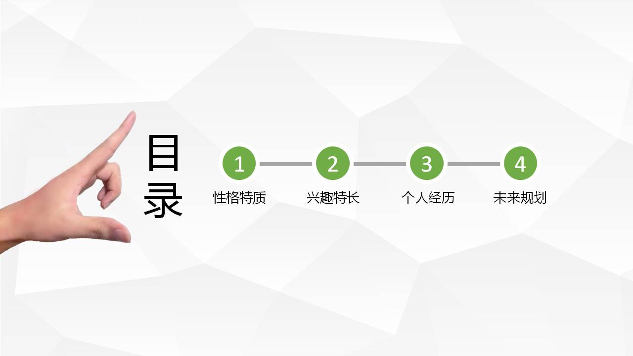 绿色岗位竞聘ppt模板