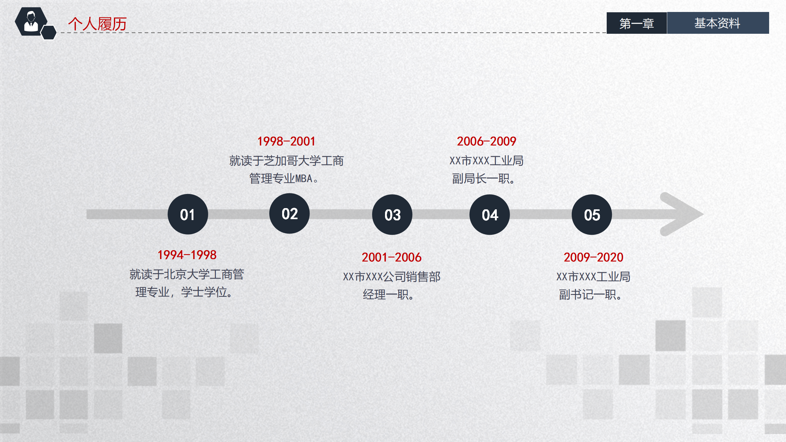 图片[6]-简约的蓝色个人竞聘ppt模板-聚给网