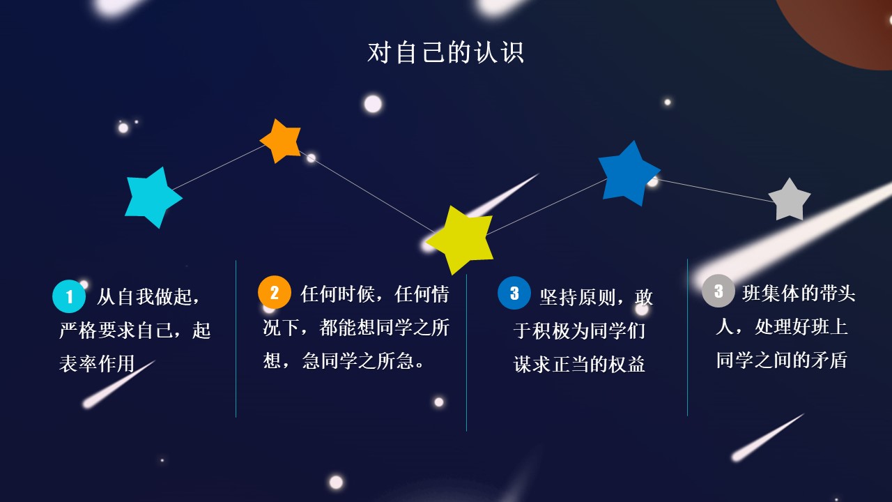 图片[3]-卡通宇宙风小学生竞选班委ppt模板-聚给网