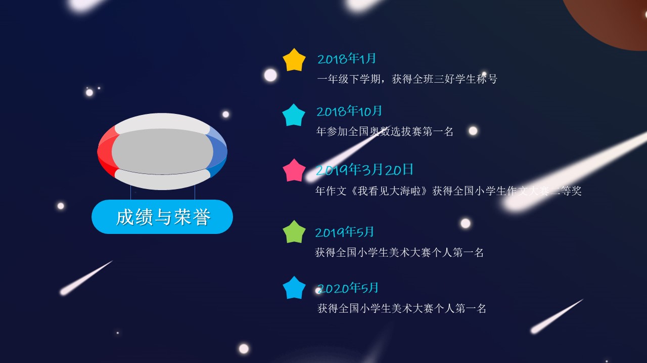 图片[6]-卡通宇宙风小学生竞选班委ppt模板-聚给网