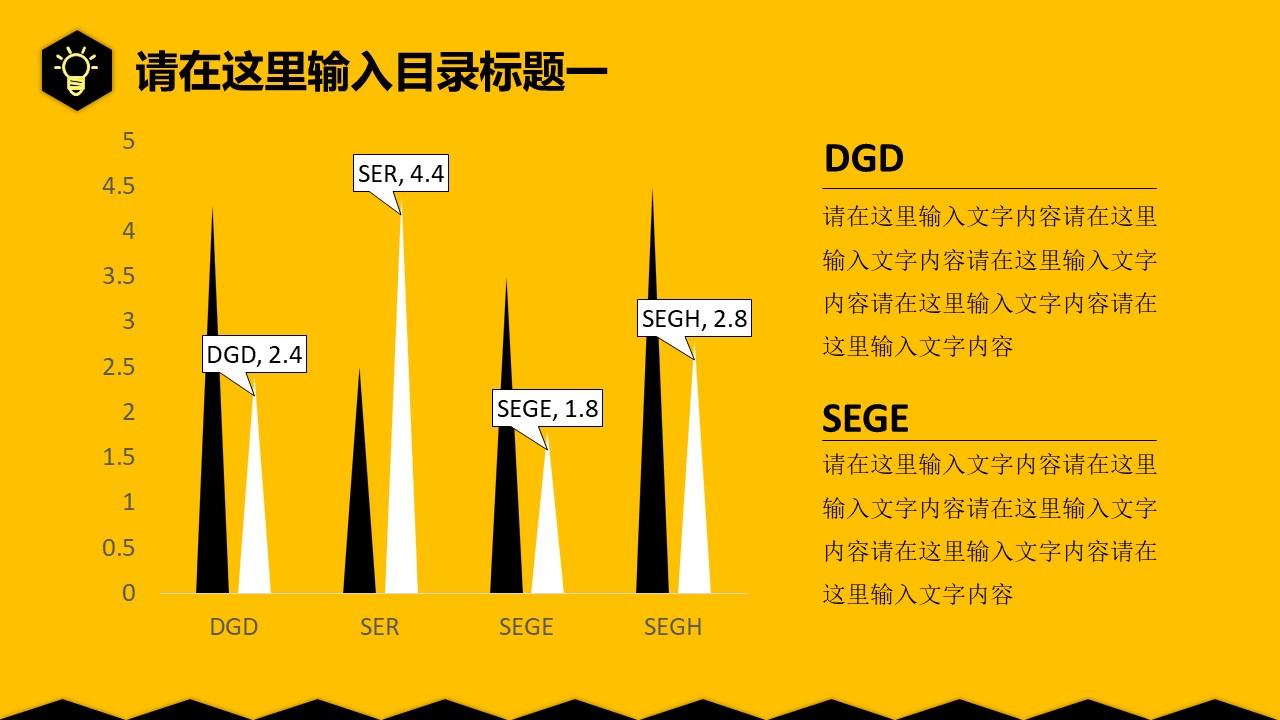 图片[4]-黄色简洁工作汇报PPT模板下载-聚给网