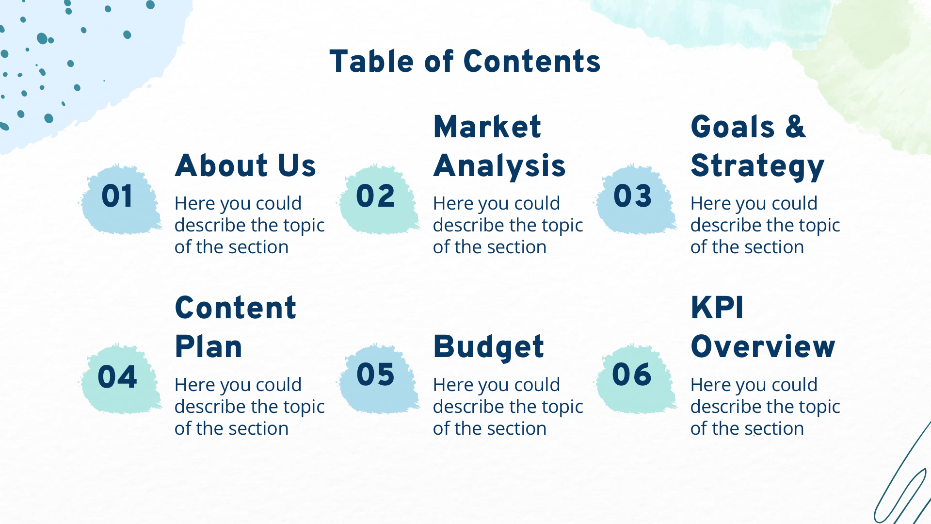 图片[2]-清新水彩风格PPT模板-轻松办公高级订制系列-聚给网