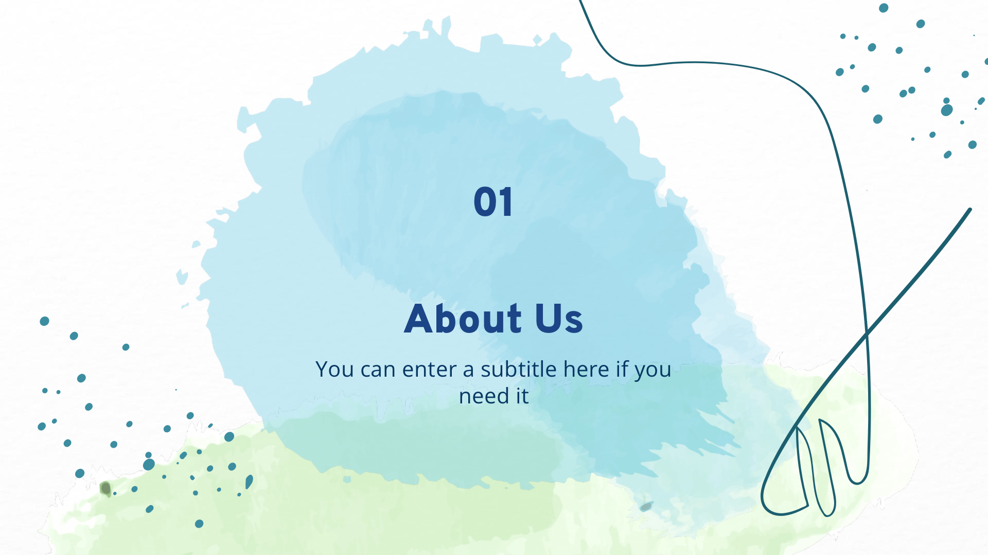 图片[4]-清新水彩风格PPT模板-轻松办公高级订制系列-聚给网